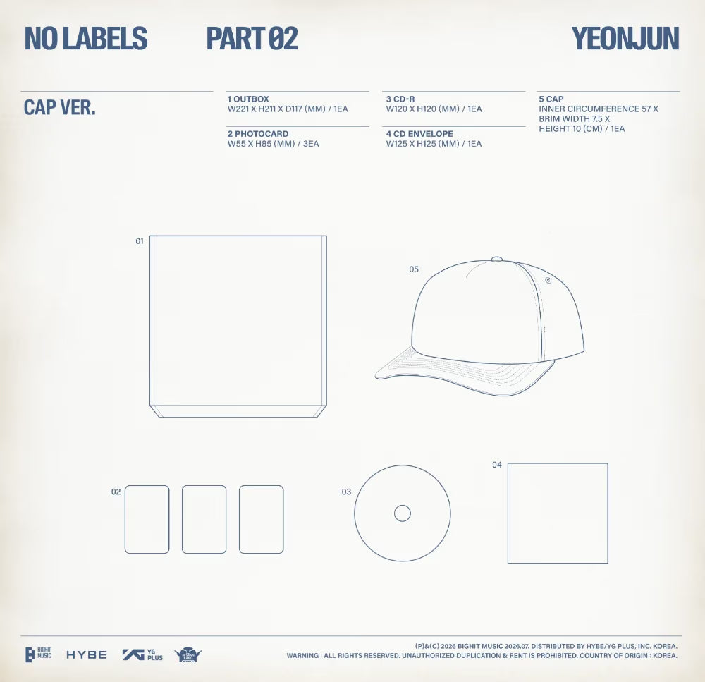 (PREVENTA) (TXT) YEONJUN - 'NO LABELS: PART 02'