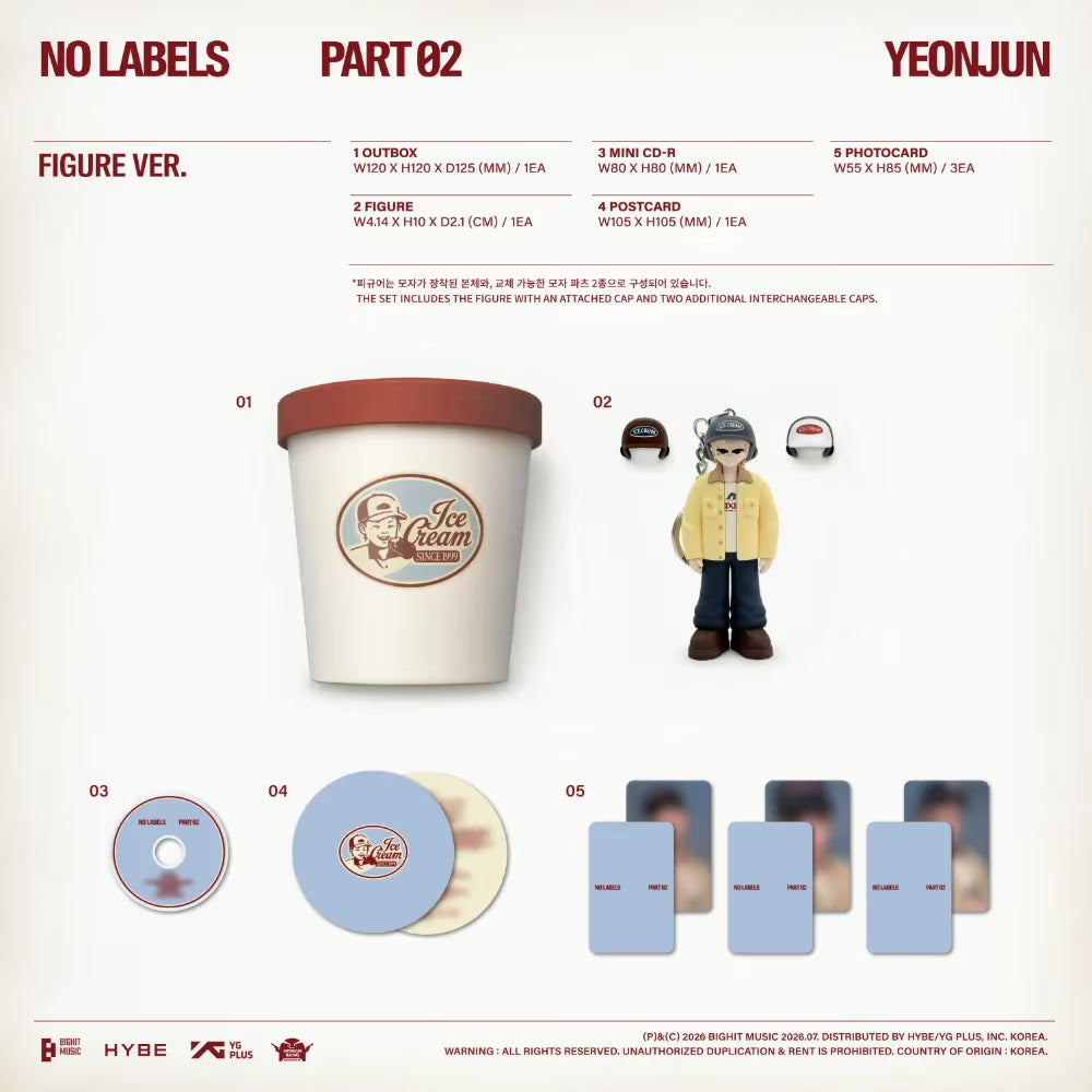 (PREVENTA) (TXT) YEONJUN - 'NO LABELS: PART 02' (figure ver.)