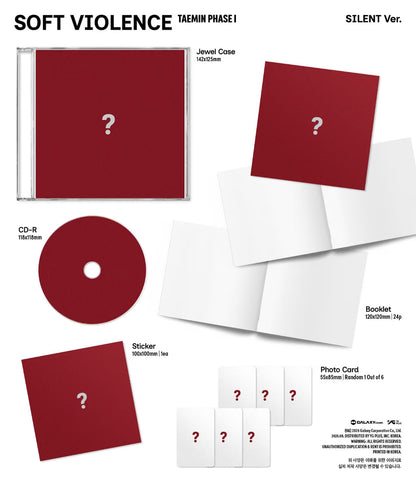 (PREVENTA) TAEMIN - [PHASE I : Soft Violence]