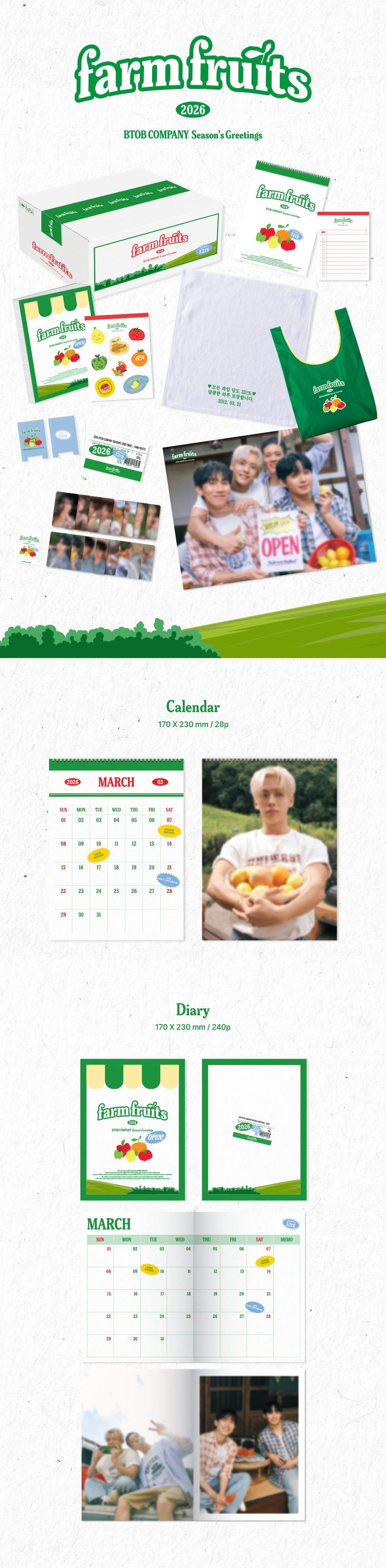 (PREVENTA) BTOB - 2026 BTOB COMPANY SEASON’S GREETINGS [farm fruits]