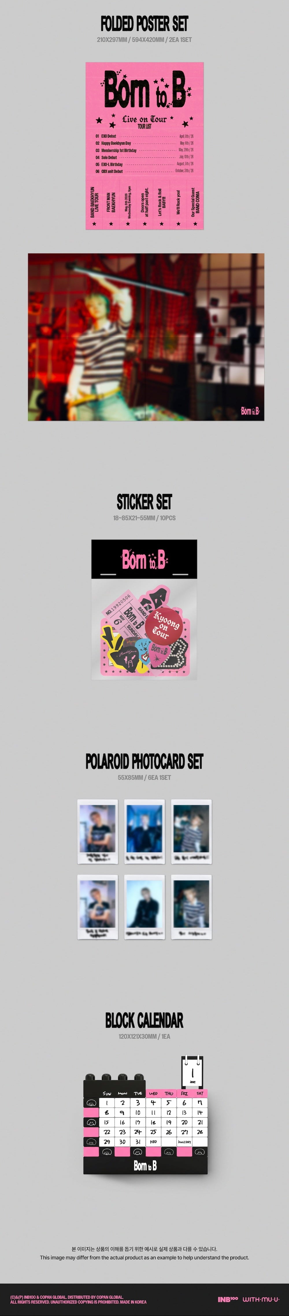 (PREVENTA) BAEKHYUN- 2026 SEASON’S GREETINGS [Born to B] + P.O.B