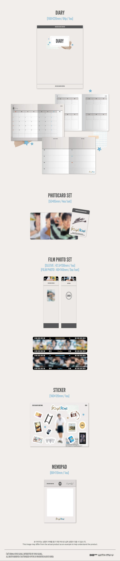 (PREVENTA) CHEN - 2026 SEASON’S GREETINGS [Script Road] + P.O.B