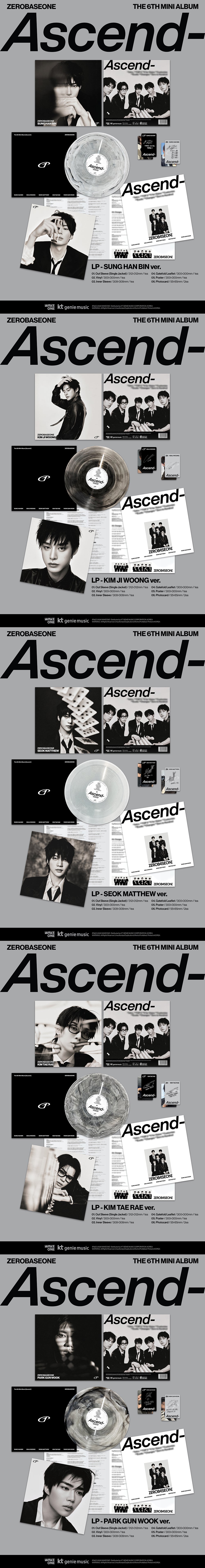(PREVENTA) ZEROBASEONE - The 6th Mini Album [Ascend-]