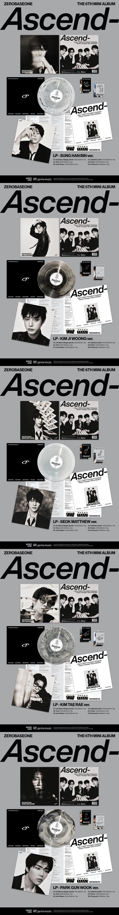(PREVENTA) ZEROBASEONE - The 6th Mini Album [Ascend-]