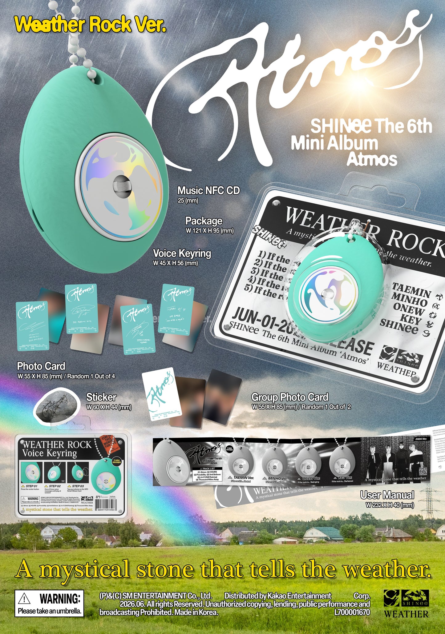 (PREVENTA) SHINee - 6TH MINI ALBUM [Atmos]