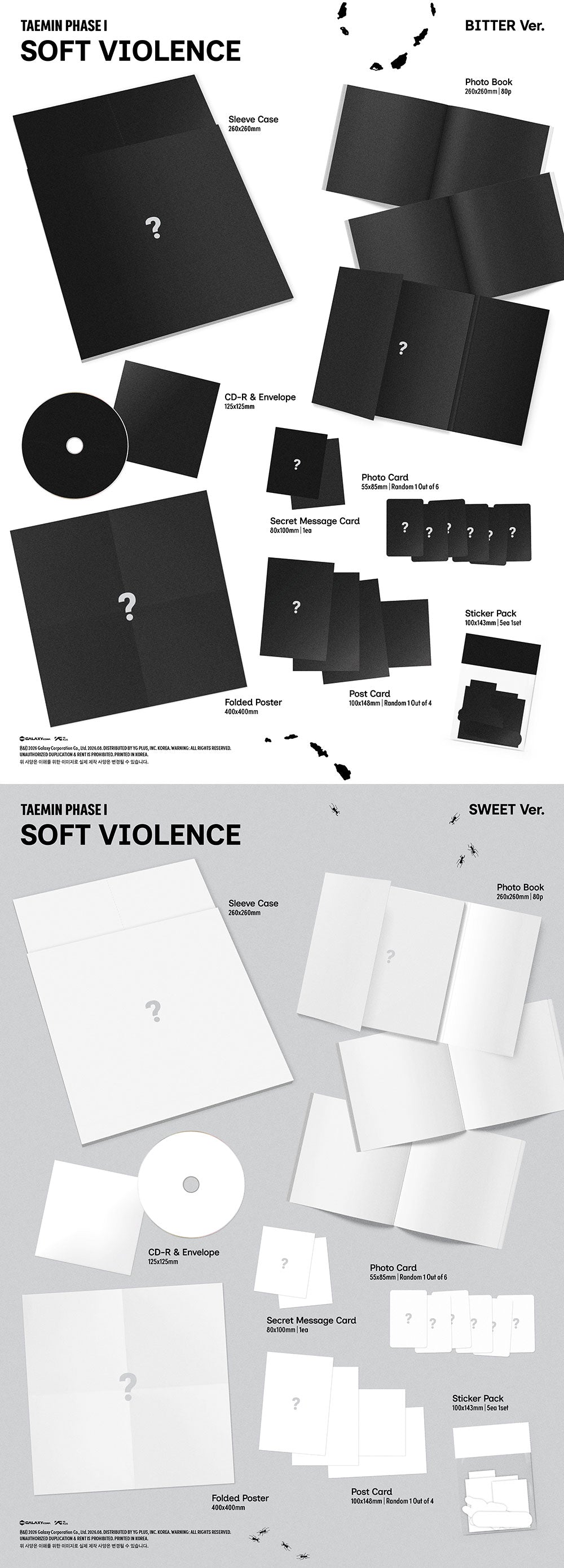 (PREVENTA) TAEMIN - [PHASE I : Soft Violence] + MAKESTAR GIFT