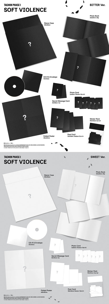 (PREVENTA) TAEMIN - [PHASE I : Soft Violence] + MAKESTAR GIFT