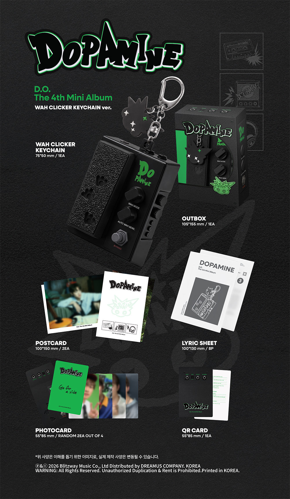 (PREVENTA) D.O - 4th Mini Album [DOPAMINE]