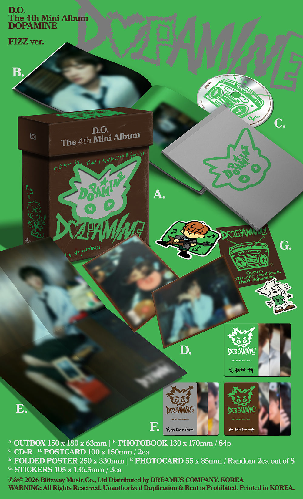 (PREVENTA) D.O - 4th Mini Album [DOPAMINE]