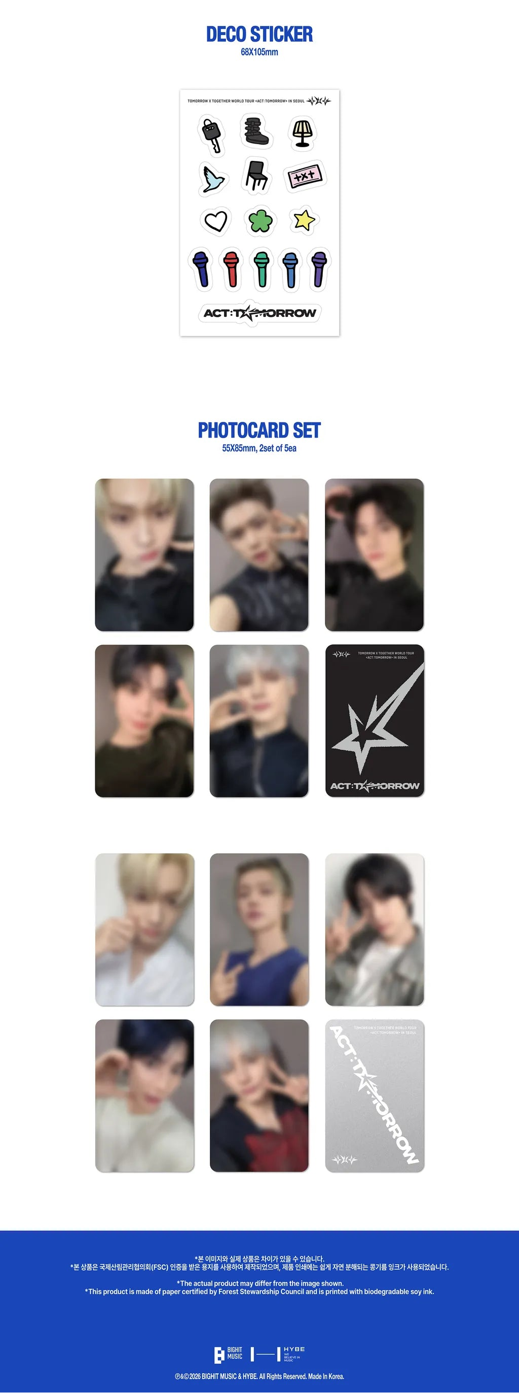 (PREVENTA) TXT - TOMORROW X TOGETHER WORLD TOUR <ACT : TOMORROW> IN SEOUL