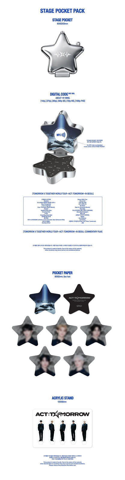 (PREVENTA) TXT - TOMORROW X TOGETHER WORLD TOUR <ACT : TOMORROW> IN SEOUL
