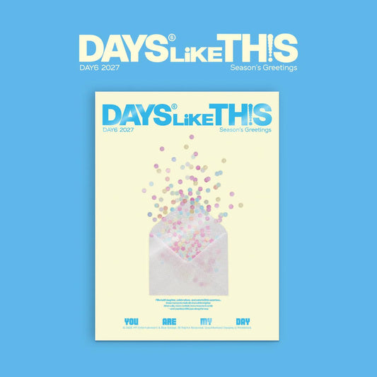 (PREVENTA) DAY6- 2027 SEASON’S GREETINGS [DAYS LIKE THIS]