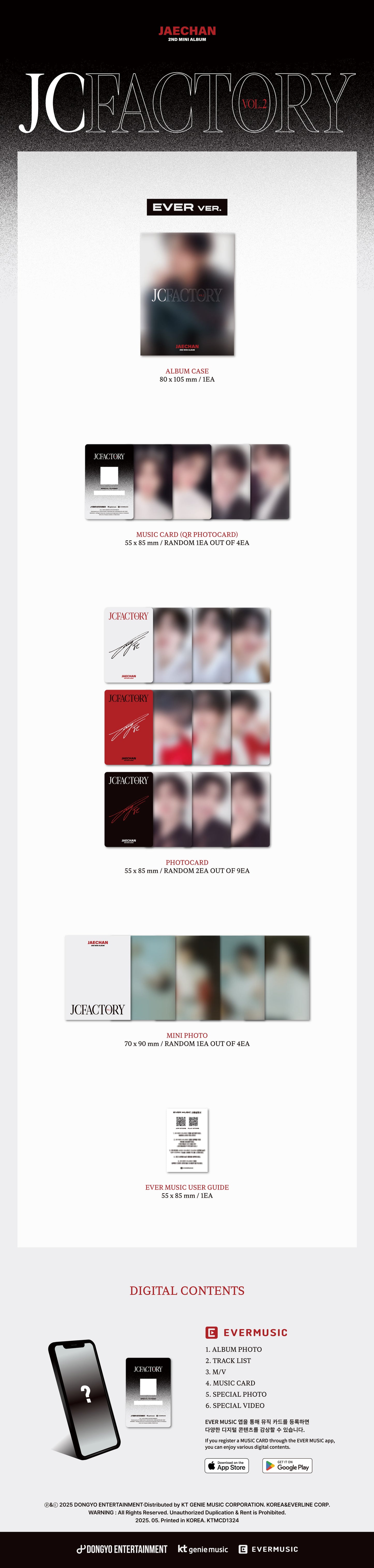 (PREVENTA) JAECHAN - 2nd MINI ALBUM [JCFACTORY VOL.2]