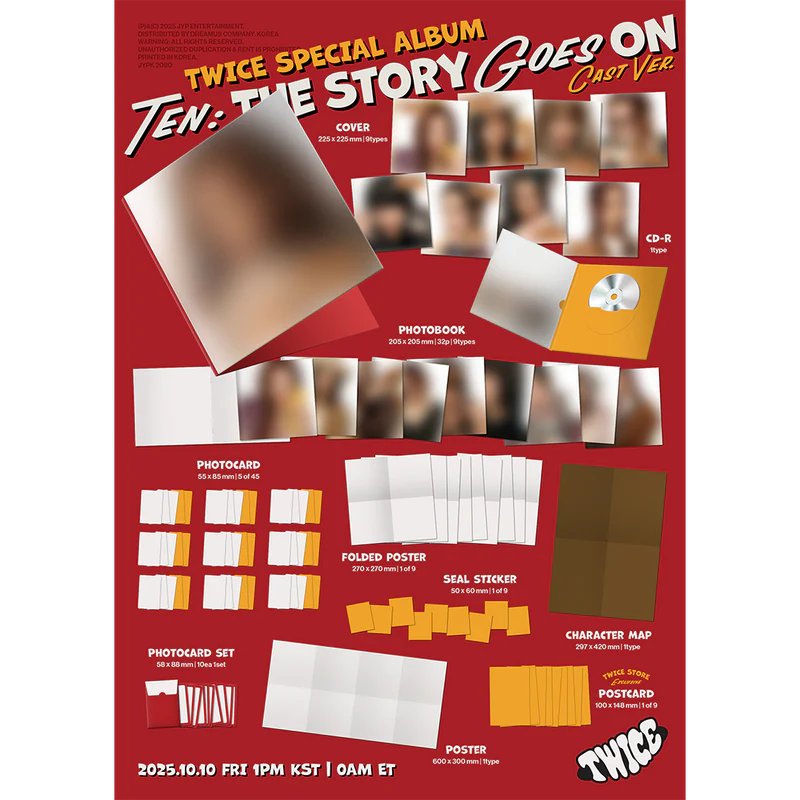 (PREVENTA) TWICE - Special Album [TEN: The Story Goes On] (TWICE SHOP EXCLUSIVE)