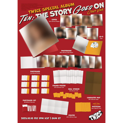 (PREVENTA) TWICE - Special Album [TEN: The Story Goes On] (TWICE SHOP EXCLUSIVE)