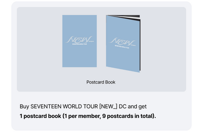 (PREVENTA) SEVENTEEN - SEVENTEEN WORLD TOUR [NEW_] DC + WEVERSE GIFT
