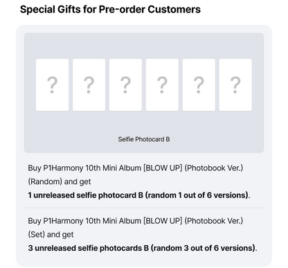 (PREVENTA) P1Harmony - 10th Mini Album [BLOW UP] + WEVERSE GIFT