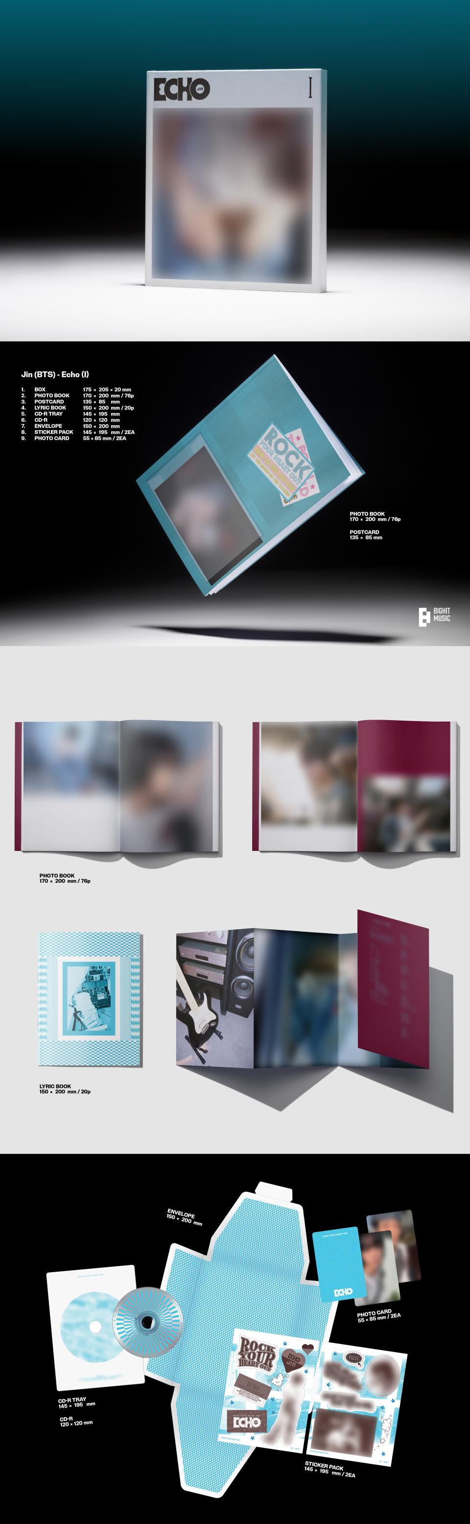 (PREVENTA) JIN - 2nd solo album [ECHO] + WEVERSE JAPAN GIFT