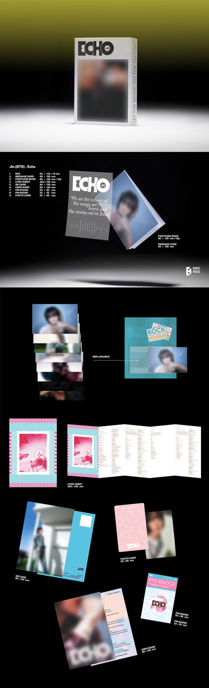 JIN - 2nd solo album [ECHO] + ''EARLY BIRD'' WEVERSE GIFT