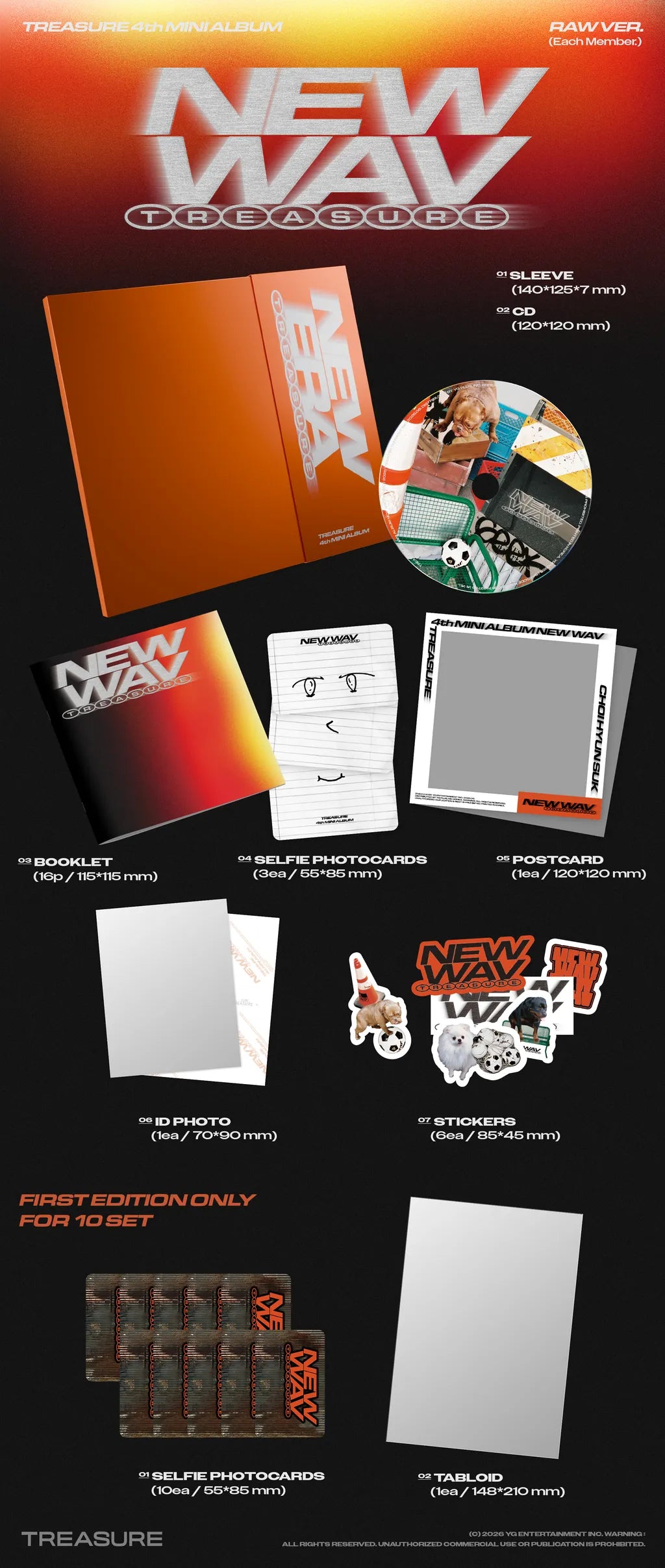 (PREVENTA) TREASURE - 4th MINI ALBUM [NEW WAV] + YG SHOP GIFT