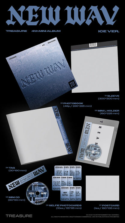 (PREVENTA) TREASURE - 4th MINI ALBUM [NEW WAV] + YG SHOP GIFT