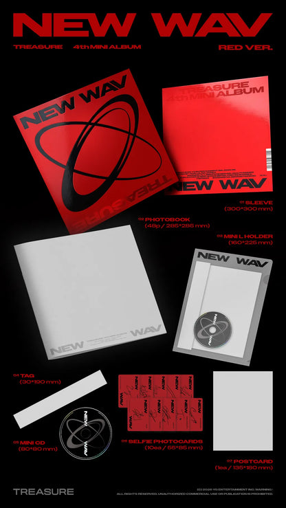(PREVENTA) TREASURE - 4th MINI ALBUM [NEW WAV] + YG SHOP GIFT