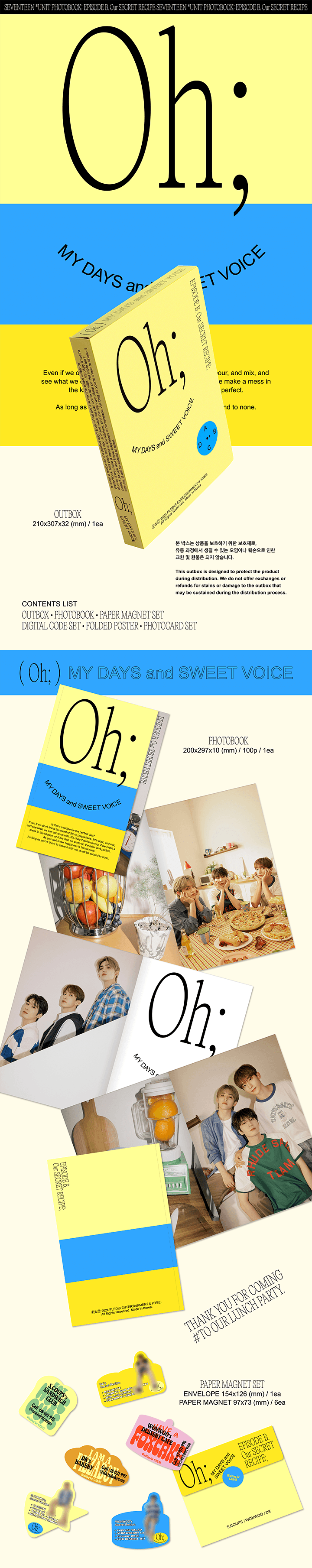 (PREVENTA) SEVENTEEN - SEVENTEEN UNIT PHOTOBOOK ‘EPISODE A,B'