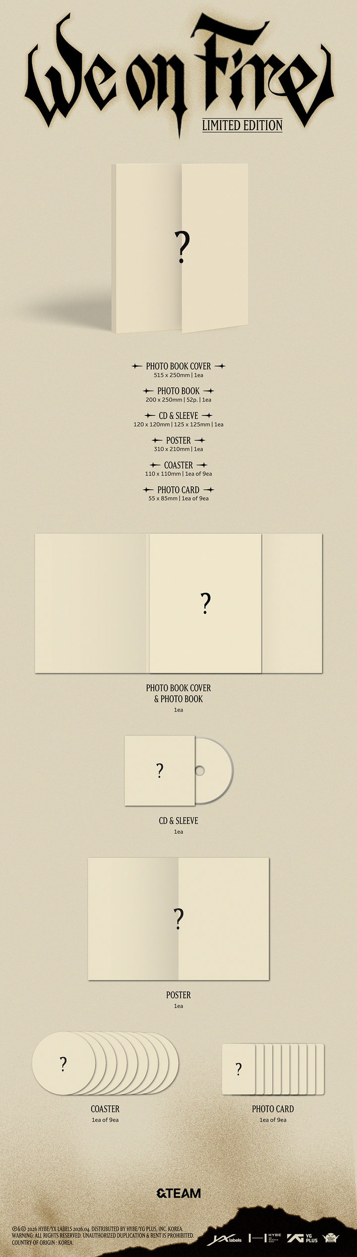 &TEAM - 3rd EP [WE ON FIRE]