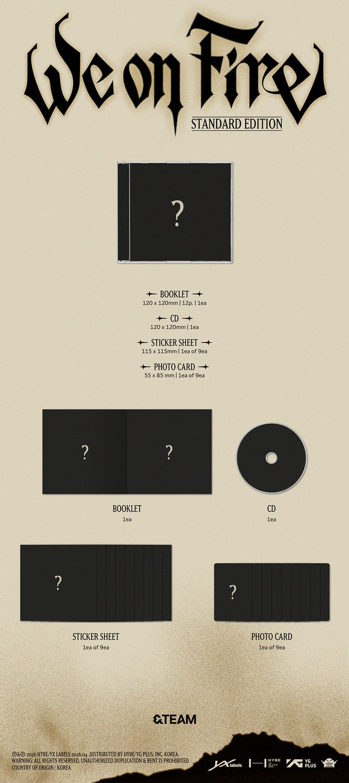 &TEAM - 3rd EP [WE ON FIRE]