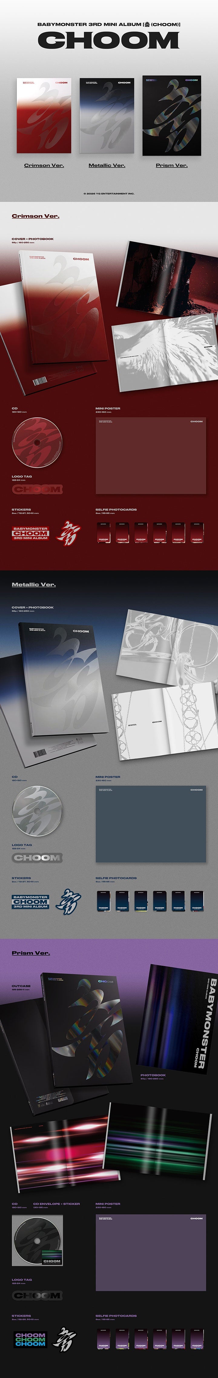 (PREVENTA) BABYMONSTER - 3rd MINI ALBUM [CHOOM]