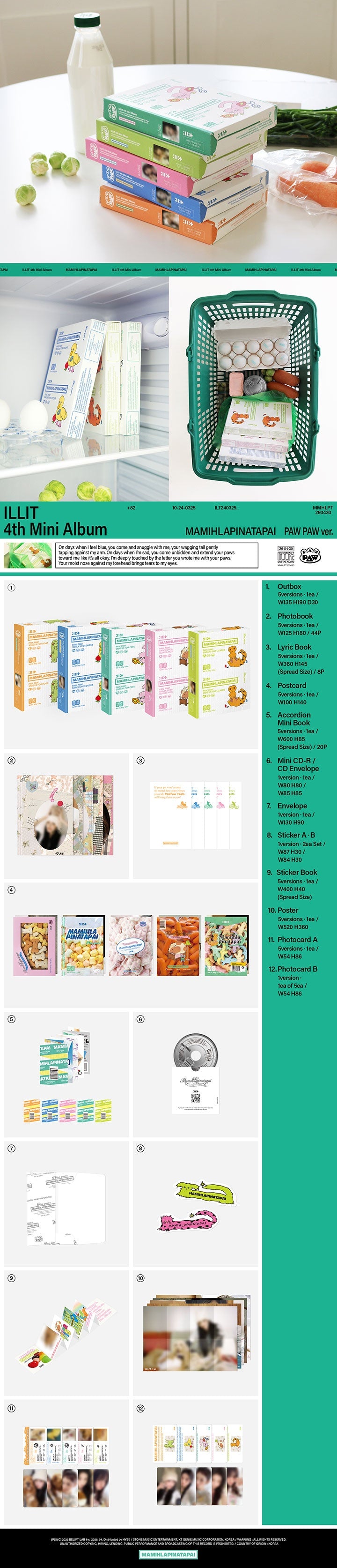 (PREVENTA) ILLIT - 4th Mini Album 'MAMIHLAPINATAPAI'