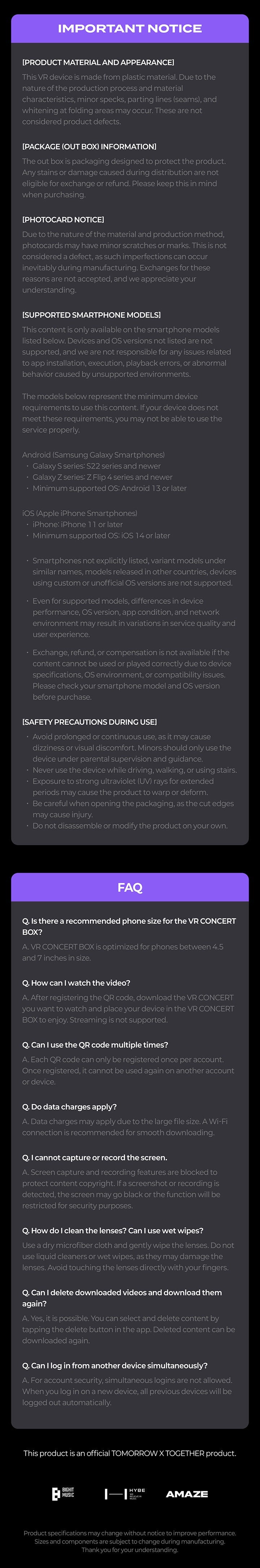 (PREVENTA) TXT - TOMORROW X TOGETHER [VR CONCERT BOX]