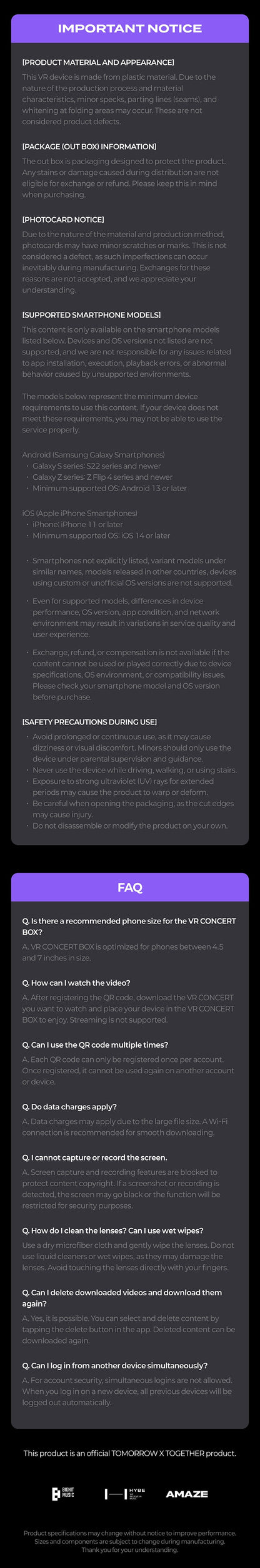 (PREVENTA) TXT - TOMORROW X TOGETHER [VR CONCERT BOX]