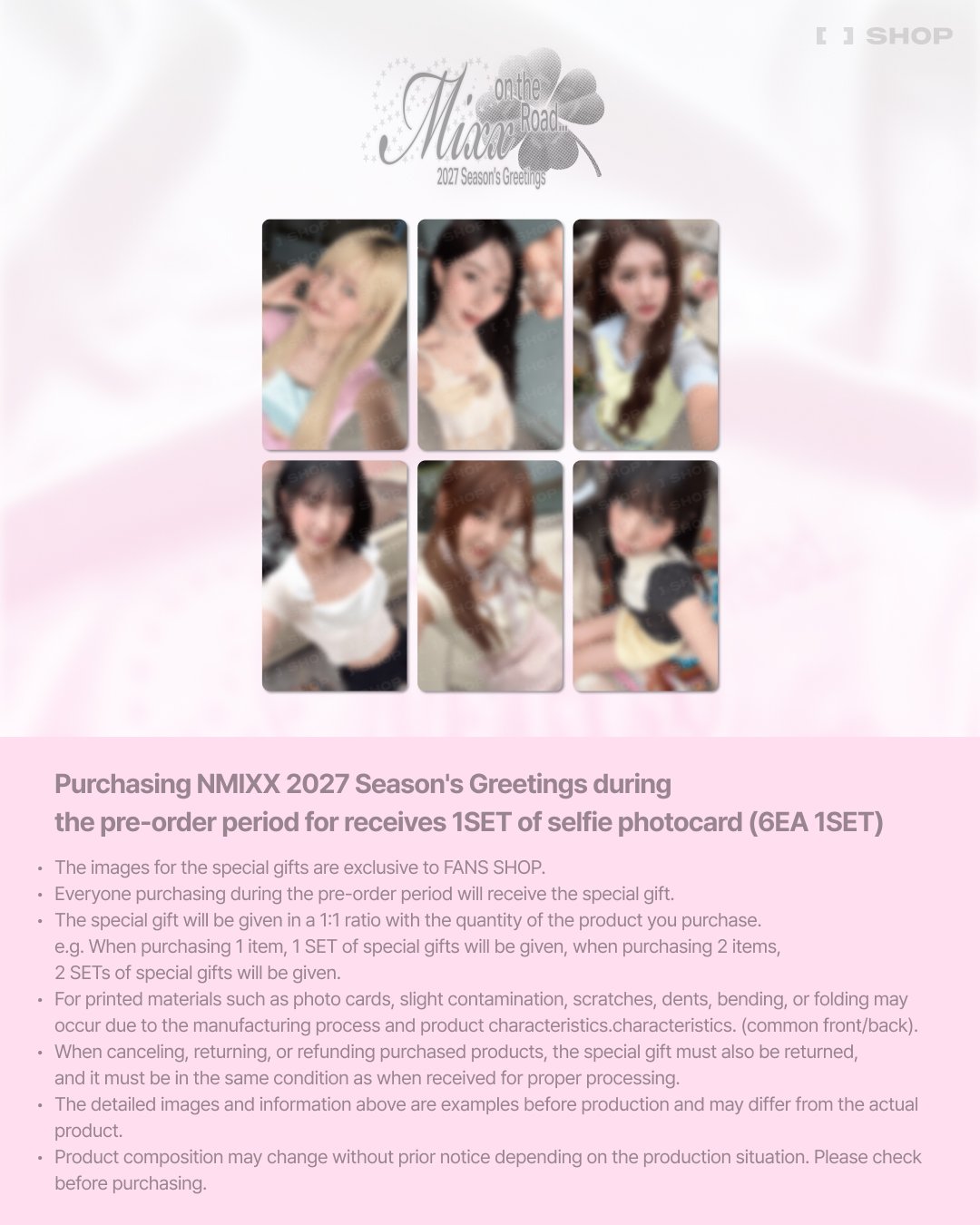 (PREVENTA) NMIXX - 2027 SEASON’S GREETINGS [MIXX ON THE ROAD] + FANS SHOP GIFT