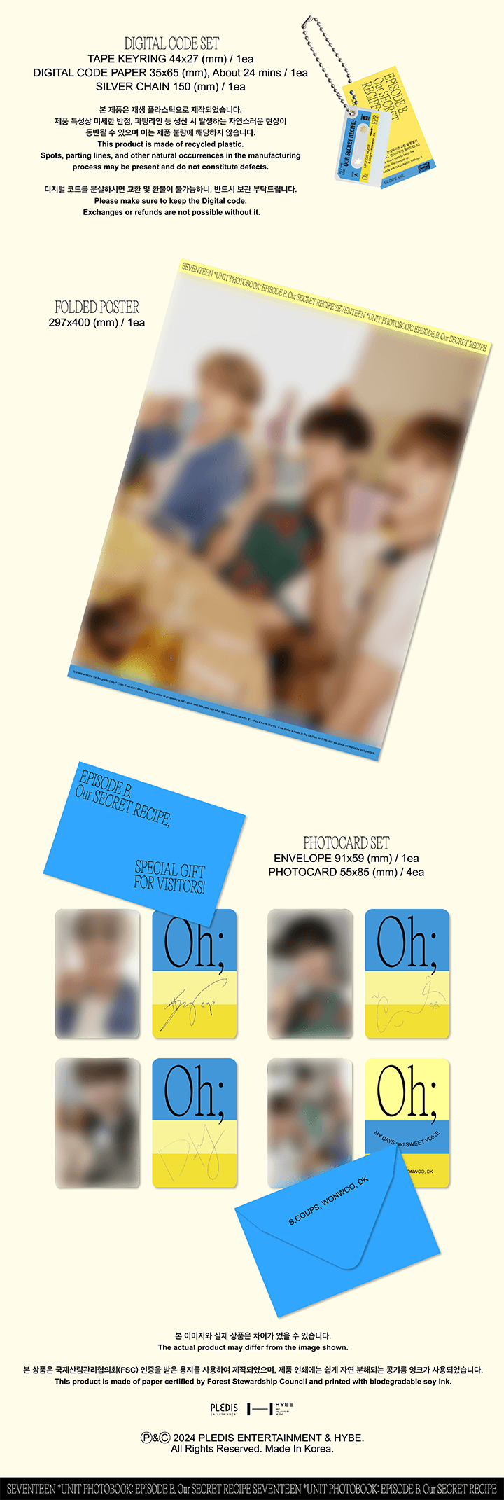(PREVENTA) SEVENTEEN - SEVENTEEN UNIT PHOTOBOOK ‘EPISODE A,B'