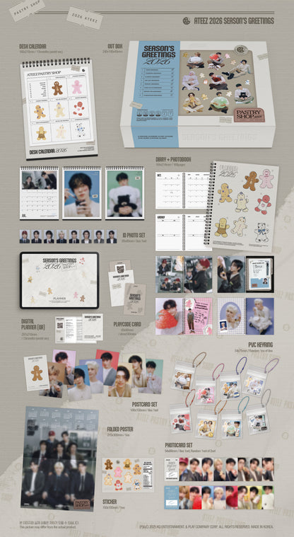 (PREVENTA) ATEEZ - 2026 SEASON'S GREETINGS + YES24 GIFT