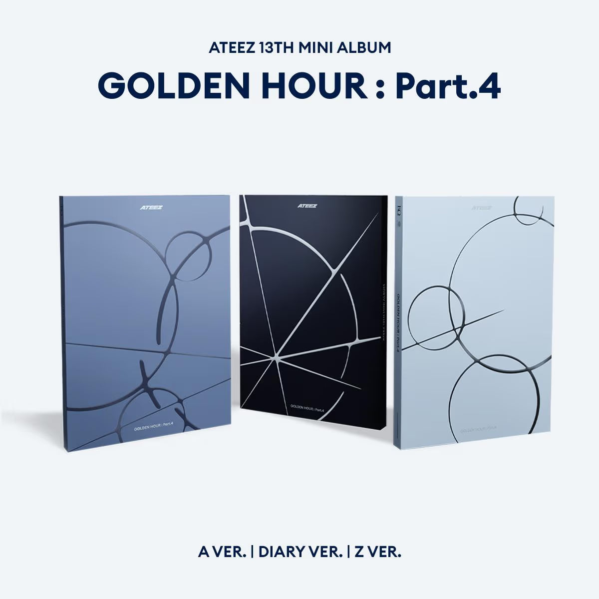 (PREVENTA) ATEEZ - 13TH MINI ALBUM [GOLDEN HOUR : Part.4] + APPLEMUSIC GIFT