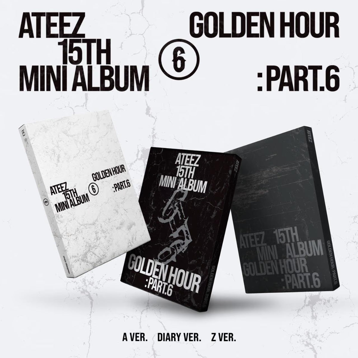 (PREVENTA) ATEEZ - 15TH MINI ALBUM [GOLDEN HOUR : Part.6] (SIGNED)