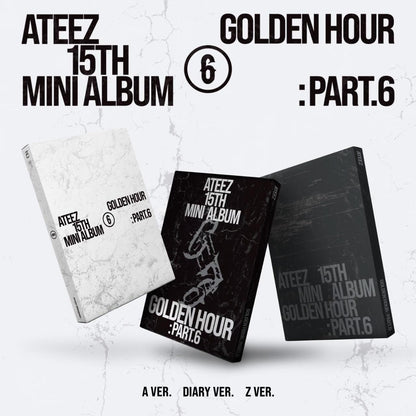 (PREVENTA) ATEEZ - 15TH MINI ALBUM [GOLDEN HOUR : Part.6] (SIGNED)