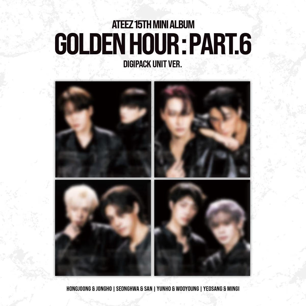 (PREVENTA) ATEEZ - 15TH MINI ALBUM [GOLDEN HOUR : Part.6] + SOUNDWAVE GIFT