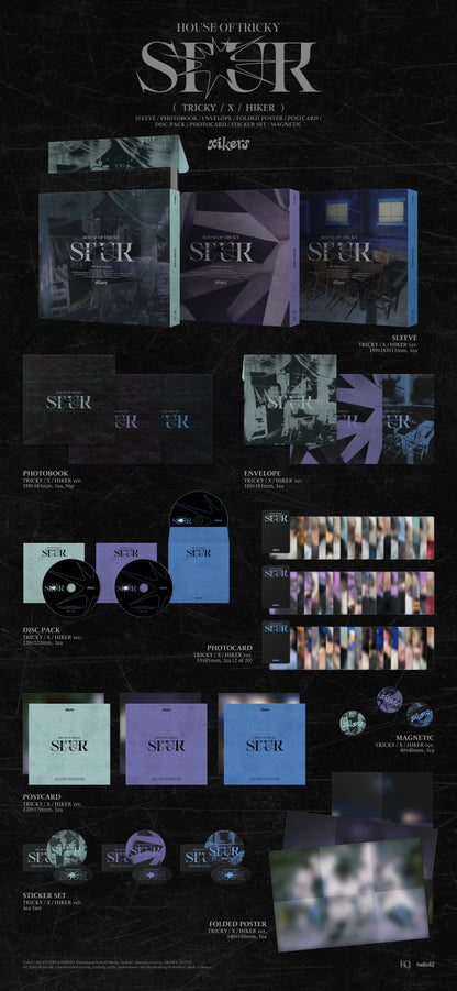 (SIGNED) XIKERS - 5TH MINI ALBUM [HOUSE OF TRICKY : SPUR] (AUTOGRAFIADO)