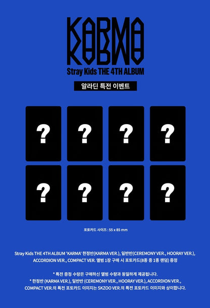 (PREVENTA) STRAY KIDS - 4th album [KARMA] + ALADIN GIFT
