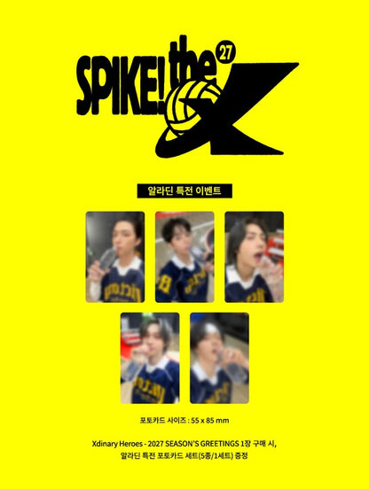 (PREVENTA) XDINARY HEROES - 2027 SEASON’S GREETINGS [SPIKE! THE X] + ALADIN GIFT