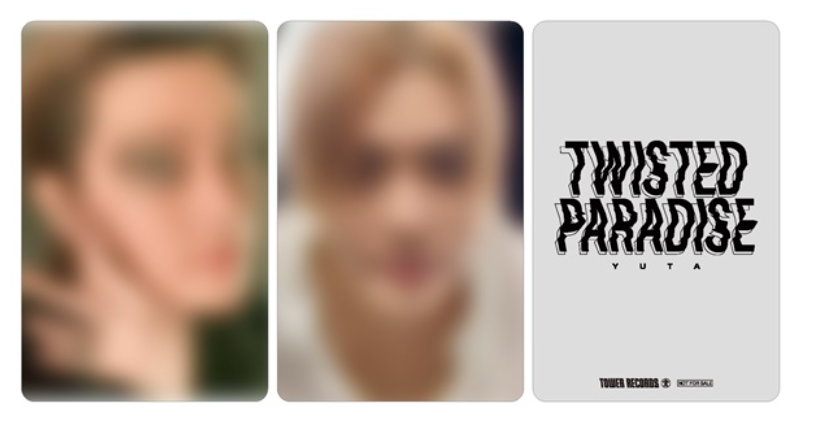 YUTA - The 1st Single [TWISTED PARADISE] + TOWER RECORDS JAPAN GIFT