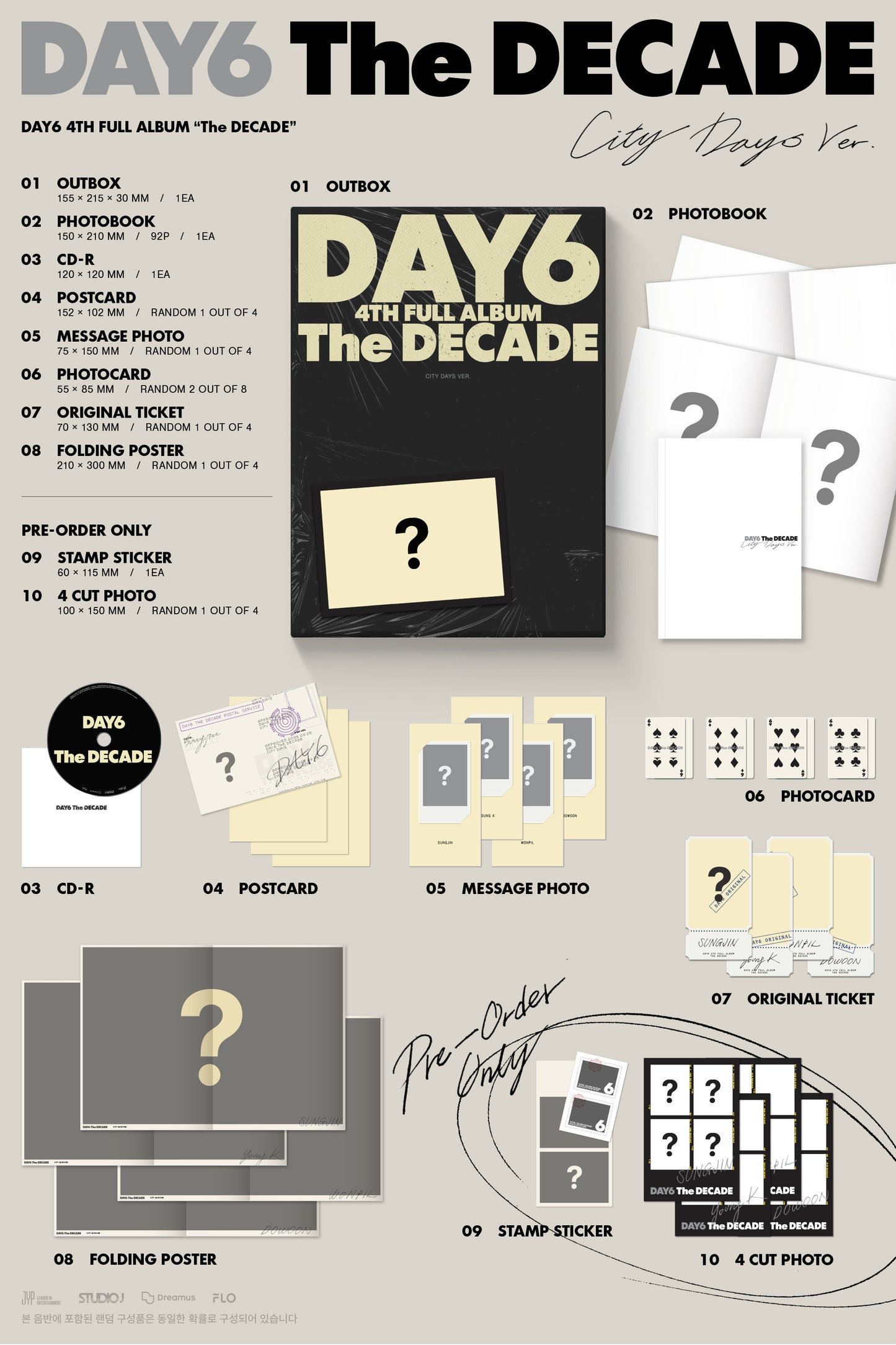 (PREVENTA) DAY6 - 4th Full Album [The DECADE]