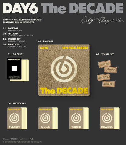 (PREVENTA) DAY6 - 4th Full Album [The DECADE]