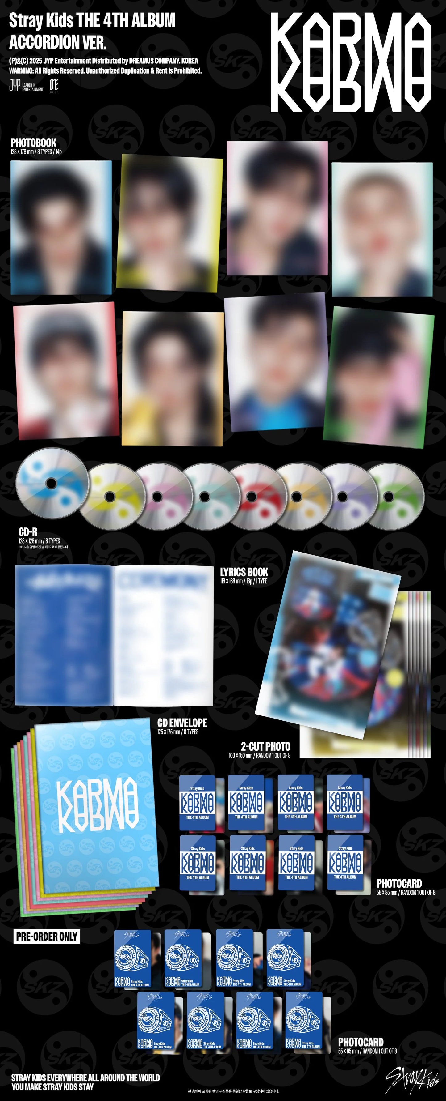 (PREVENTA) STRAY KIDS - 4th album [KARMA]