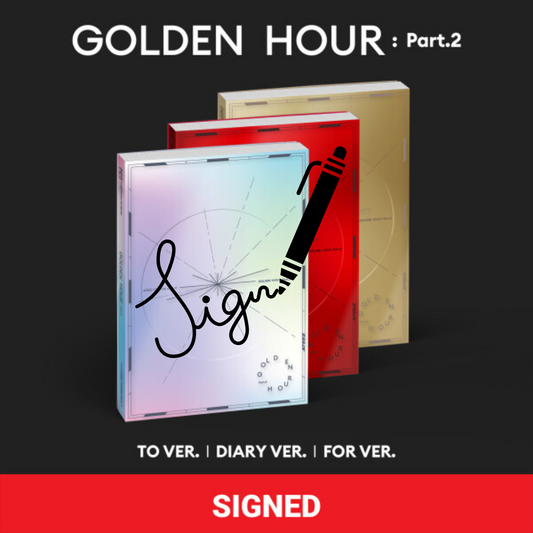 (AUTOGRAFIADO) ATEEZ - 11th Mini Album [GOLDEN HOUR : Part.2] (SIGNED)