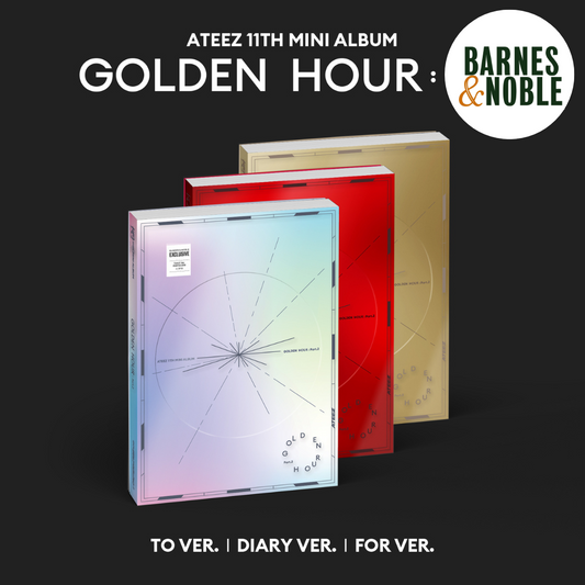 ATEEZ - 11th Mini Album [GOLDEN HOUR : Part.2] [ Barnes & Noble Exclusive]