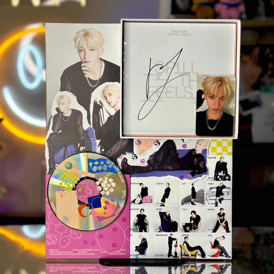 AUTOGRAFIADO) SEVENTEEN - SPILL THE FEELS + SIGNED CARD – K-POP WORLD